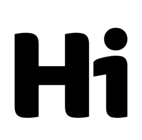 HI-Abbrev Logo - Black on White